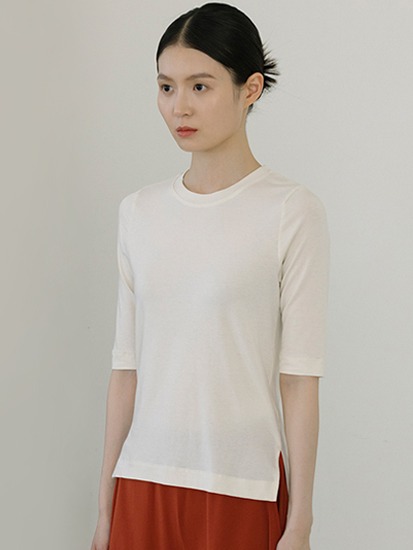 텐셀 슬릿 티셔츠 (2차 예약주문) - 허앤쉬